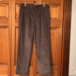 Urban Renewal- Vintage Corduroy High-Waisted Pants